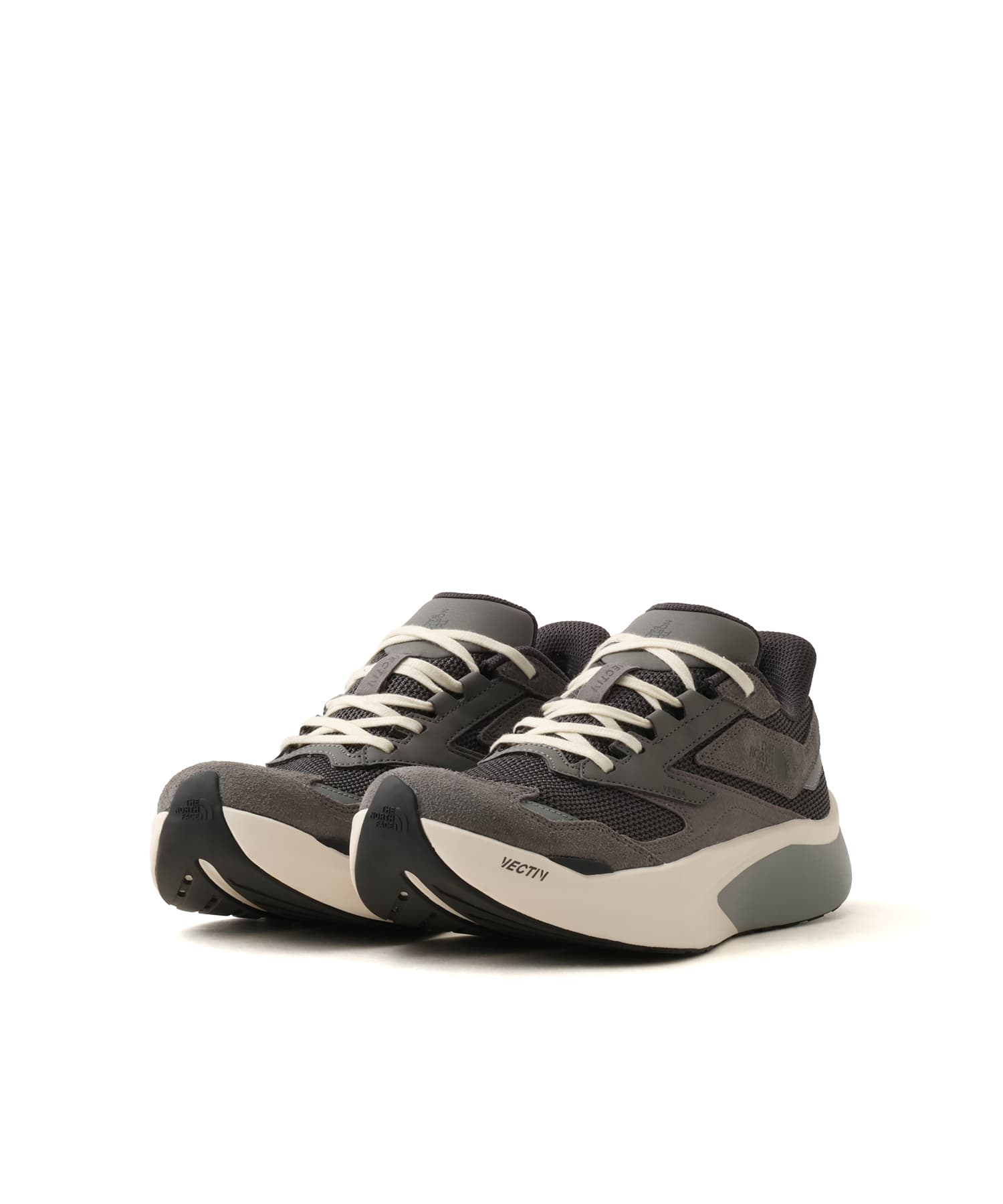 THE NORTH FACE VECTIV VERSA LS スモークドパールxホワイトデューンの画像