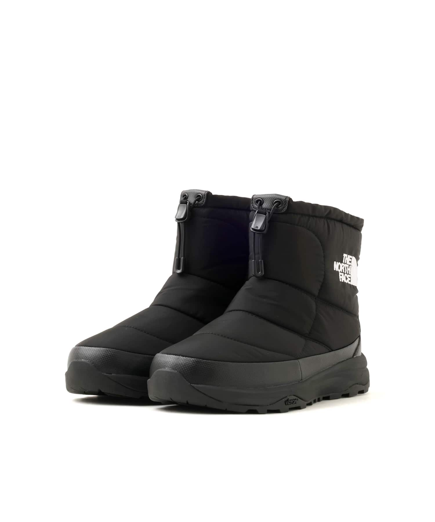 THE NORTH FACE NUPTSE BOOTIE LOGO SHORT WP ARCTIC GRIP TNFブラックの画像