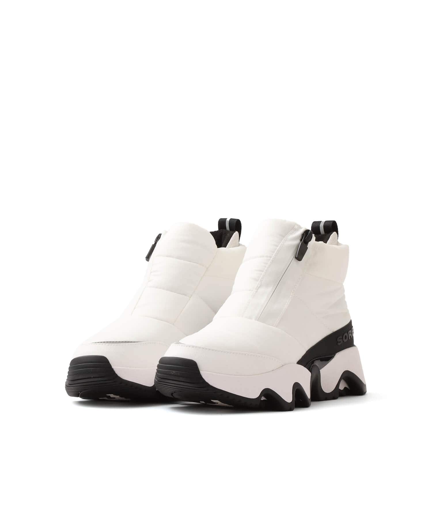 SOREL KINETIC IMPACT PUFFY ZIP WP Sea Salt Blackの画像