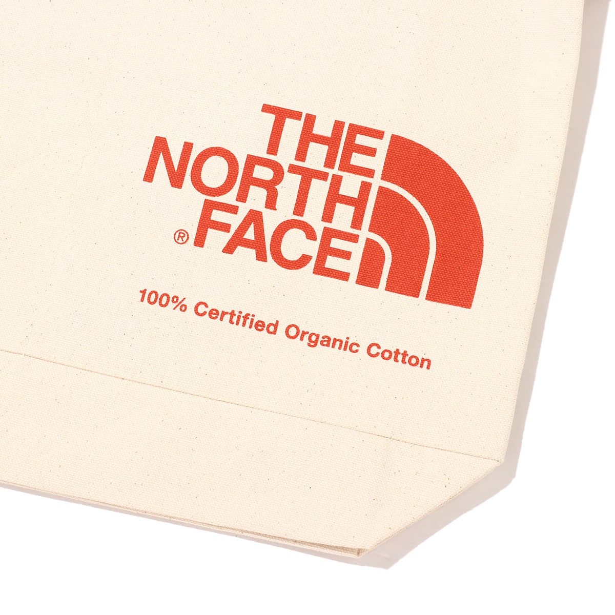 THE NORTH FACE ORGANIC COTTON SHOULDER ナチュラル×レッドクレイ 22FW-I