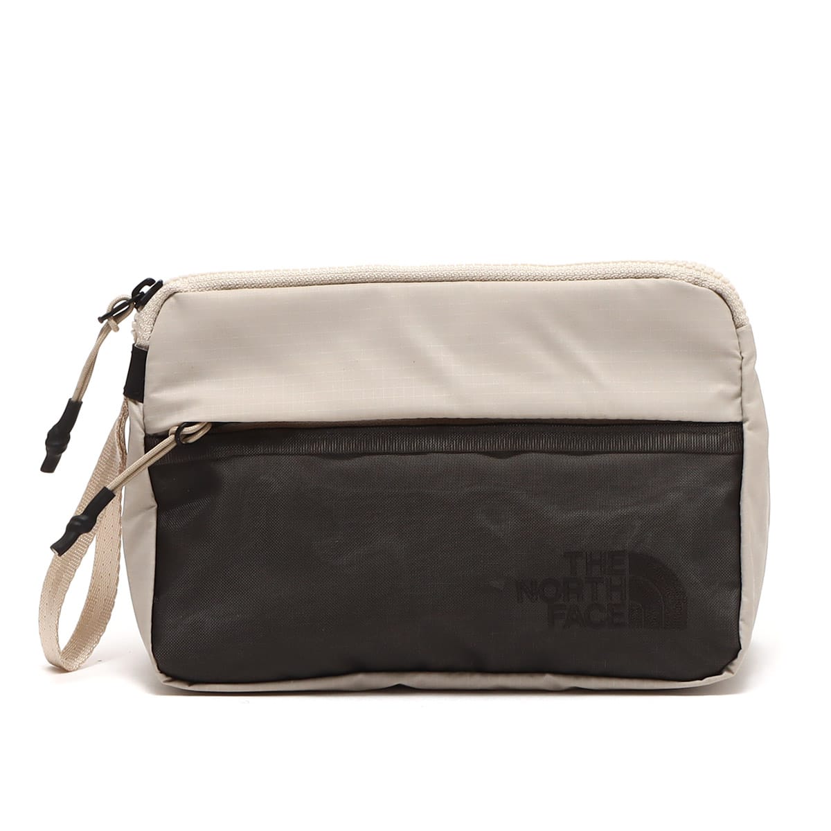 THE NORTH FACE GLAM POUCH S フォッシルアイボリー 23SS-Iの画像