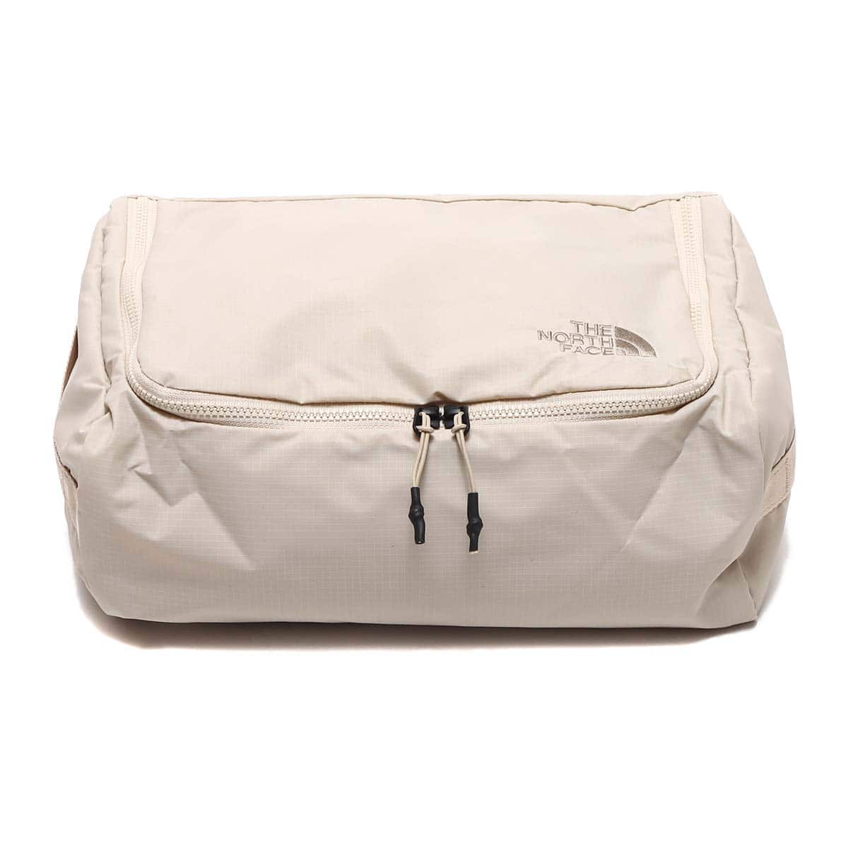 THE NORTH FACE GLAM TRAVEL BOX S フォッシルアイボリー 23SS-Iの画像