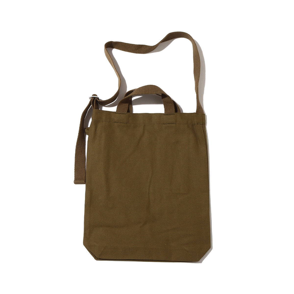 THE NORTH FACE K ORGANIC COTTON TOTE ミリタリーオリーブxハニーマスタード 23SS-Iの画像