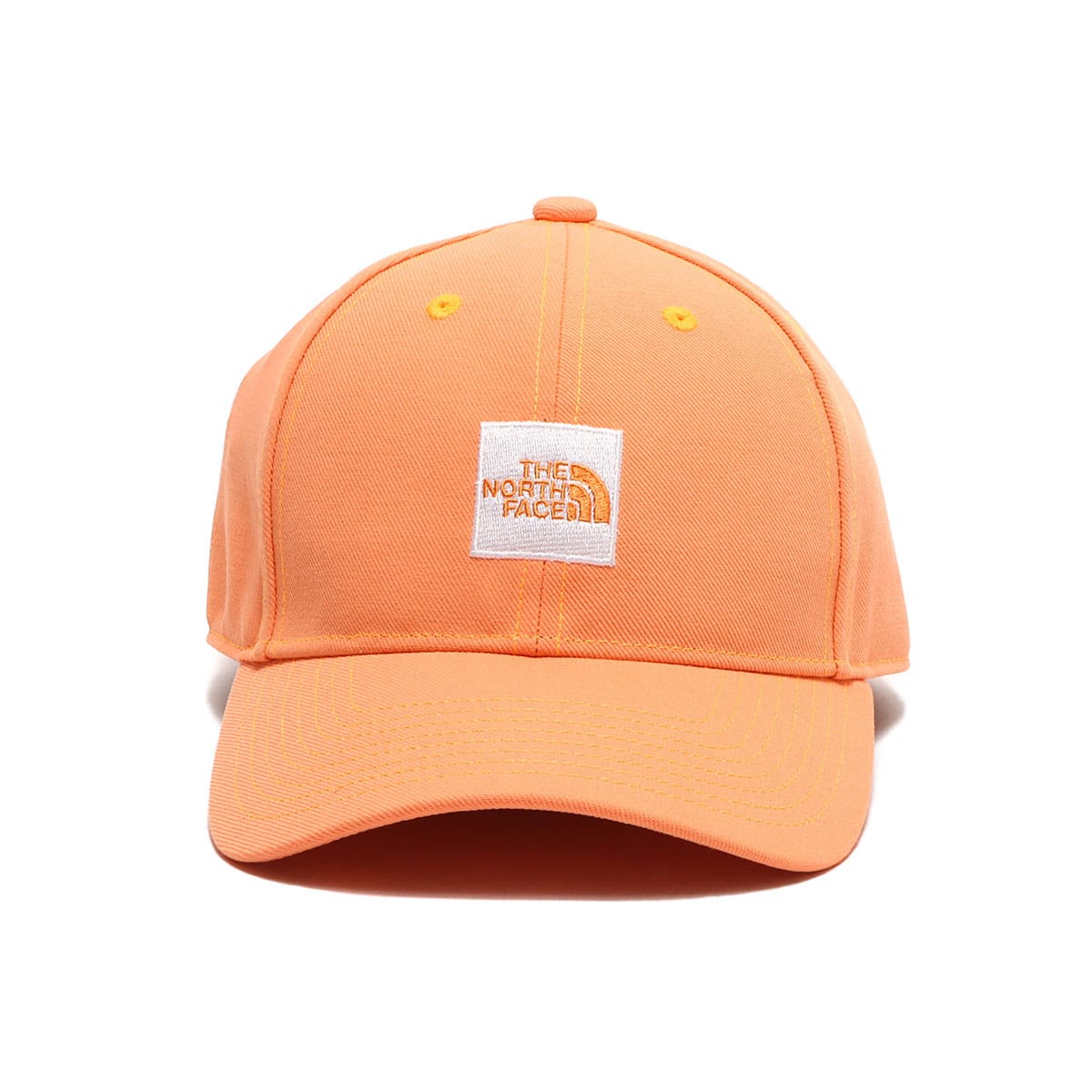 THE NORTH FACE SQUARE LOGO CAP ダスティコーラルオレンジ 23SS-Iの画像