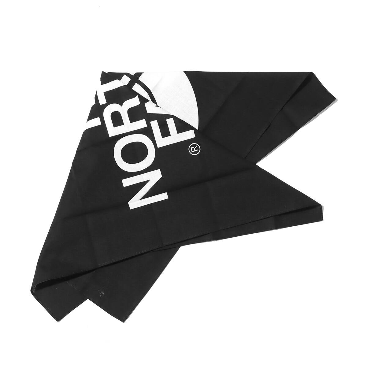 THE NORTH FACE TNF LOGO BANDANA BLACK 22SS-Iの画像