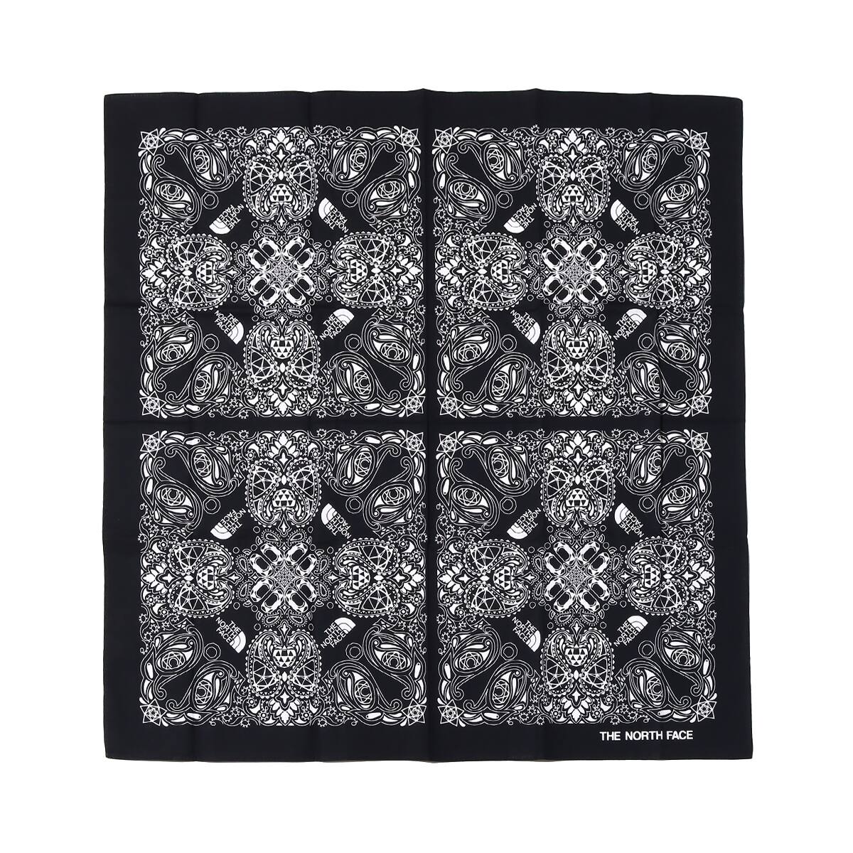 THE NORTH FACE GEOPAISLEY BANDANA ブラック 22FW-Iの画像
