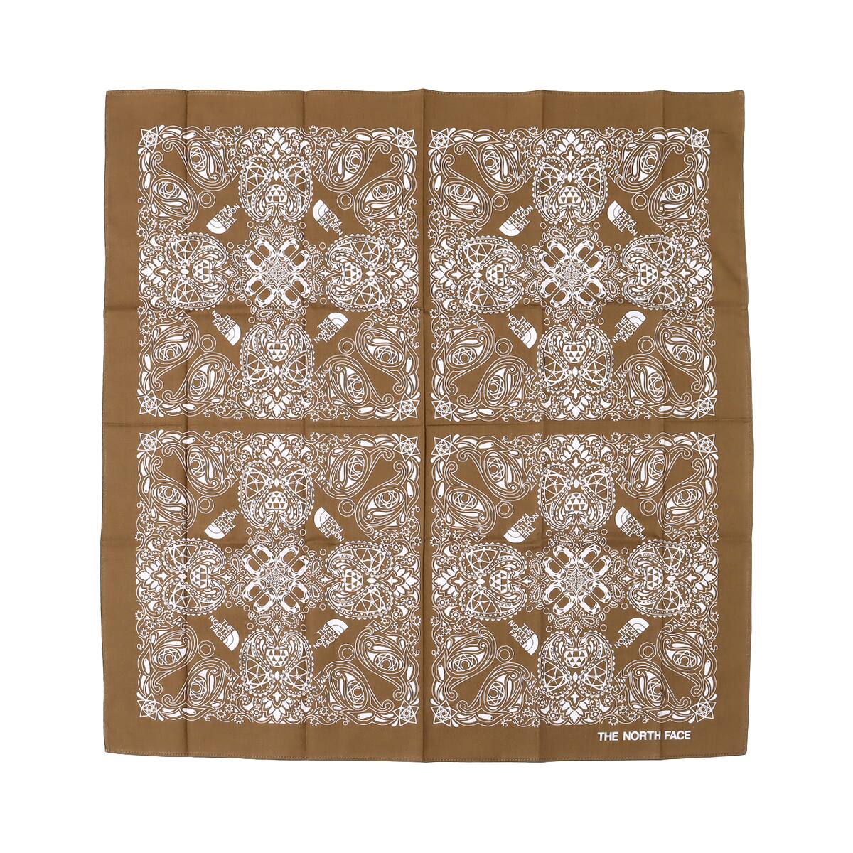 THE NORTH FACE GEOPAISLEY BANDANA タンベージュ 22FW-Iの画像
