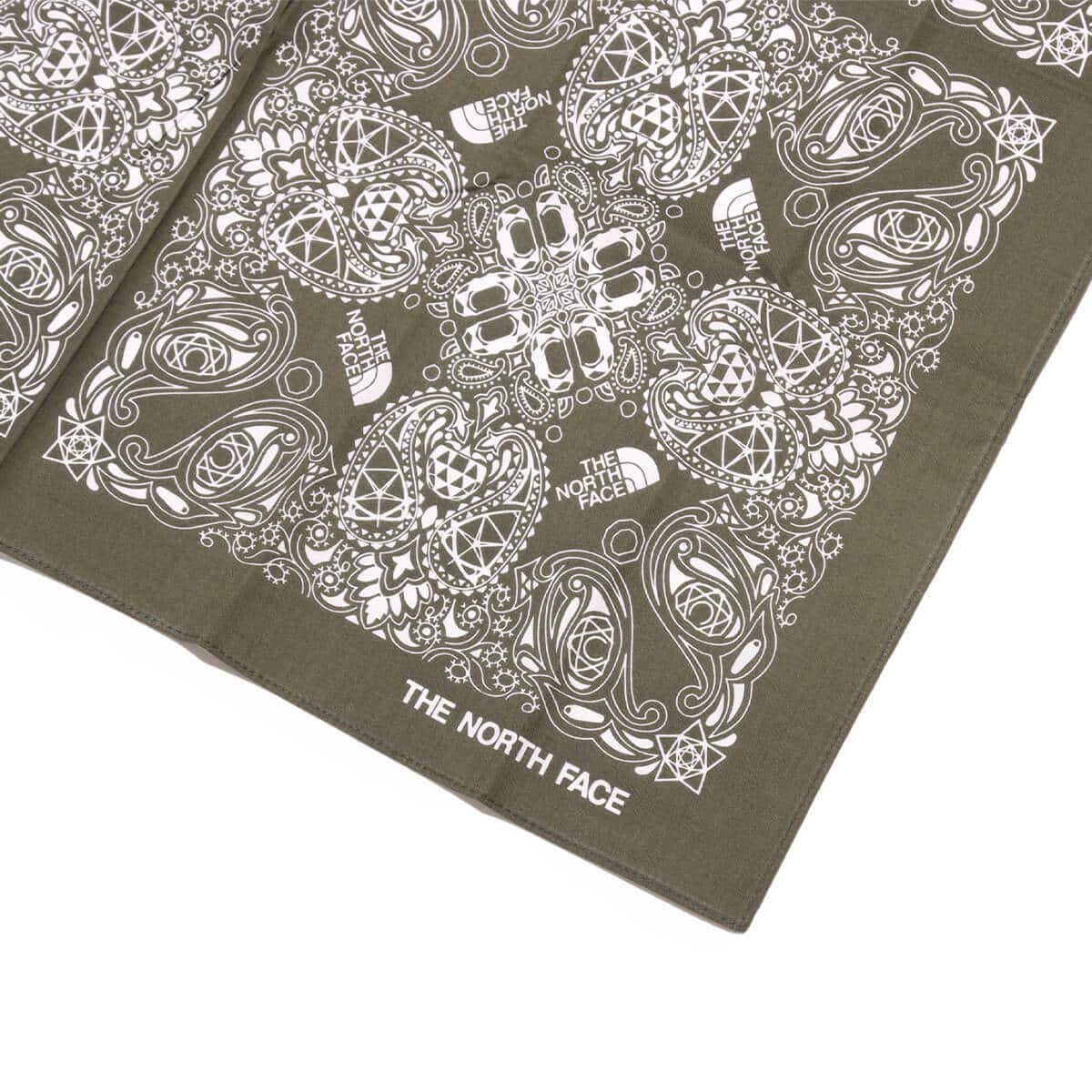 THE NORTH FACE Geodome® Paisley Bandana ニュートープグリーン の画像