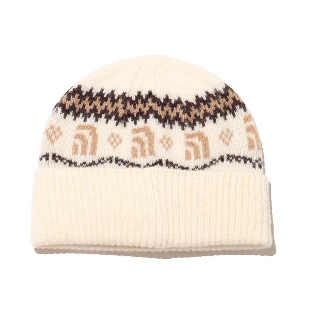 THE NORTH FACE Half Dome Nordic Wool Beanie オフホワイト の画像
