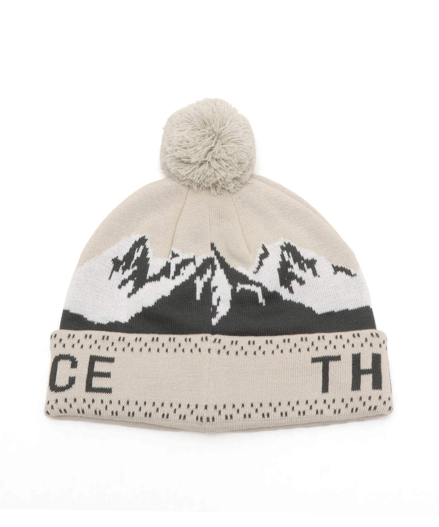THE NORTH FACE Snow Bum Beanie フォッシルアイボリーの画像