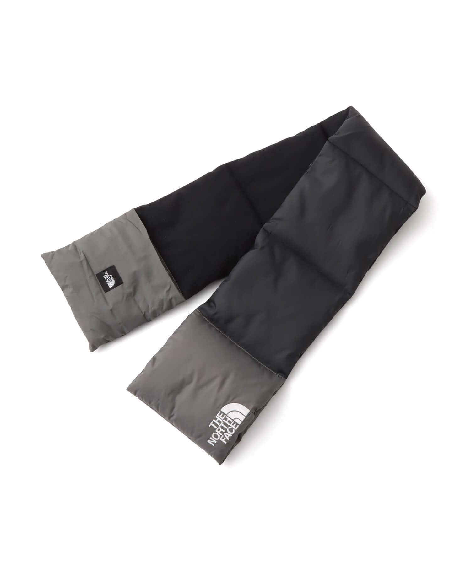 THE NORTH FACE Nuptse Muffler ヒューズボックスグレーxアスファルトグレーの画像