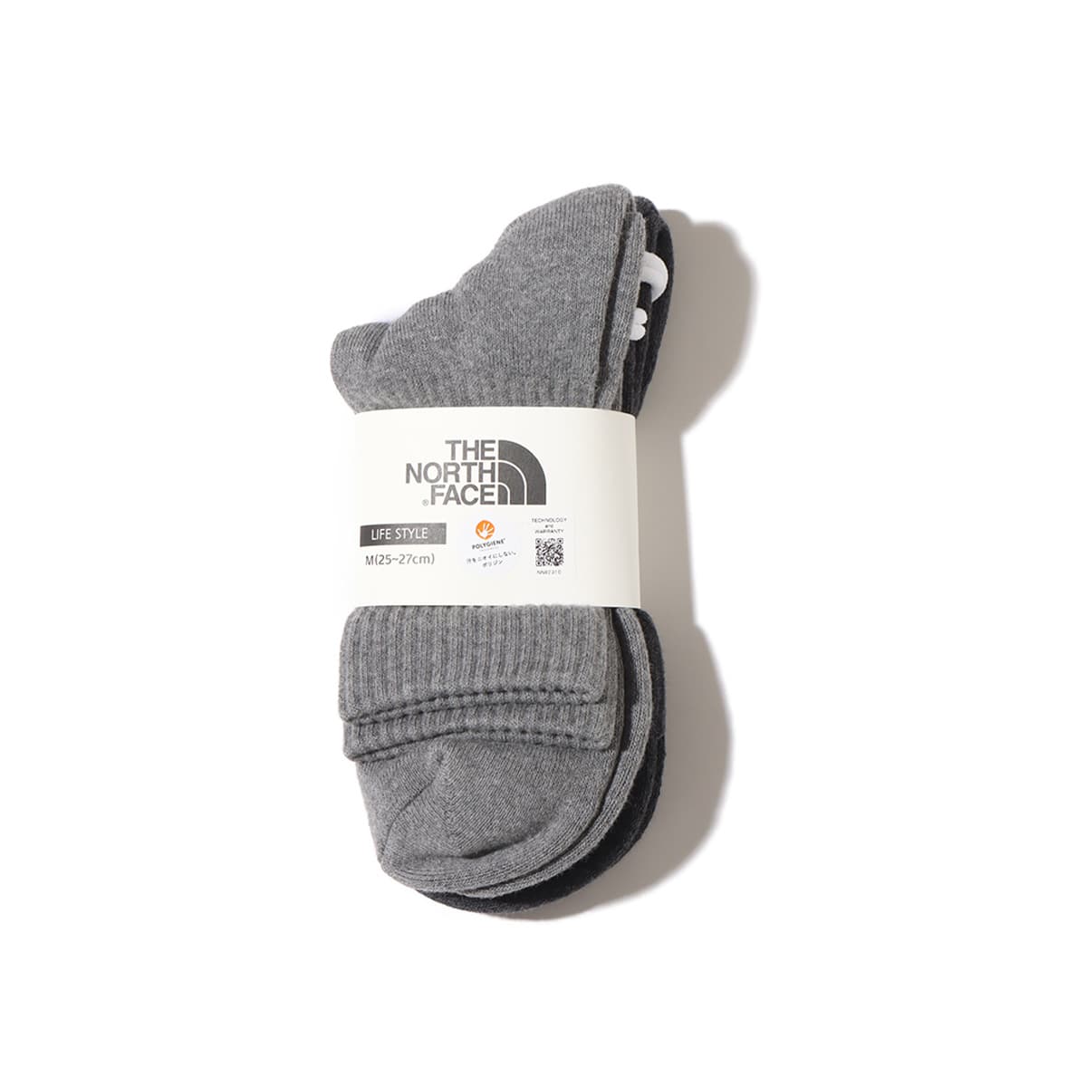 THE NORTH FACE TNF LOGO 2P CREW ダークモク の画像