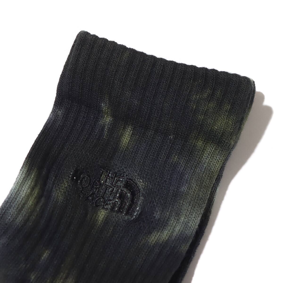 THE NORTH FACE TIE DYE CREW ブラック 23SS-Iの画像