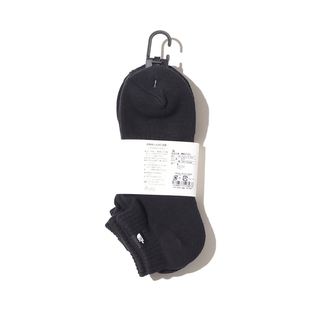 THE NORTH FACE TNF ORGANIC 2P SHORT BLACK 23FW-Iの画像