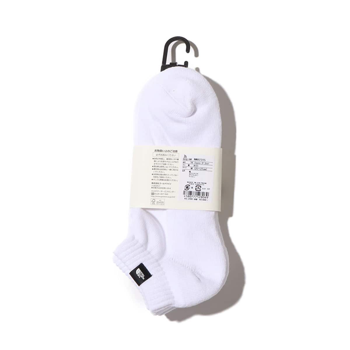 THE NORTH FACE TNF ORGANIC 2P SHORT ホワイト 23FW-Iの画像
