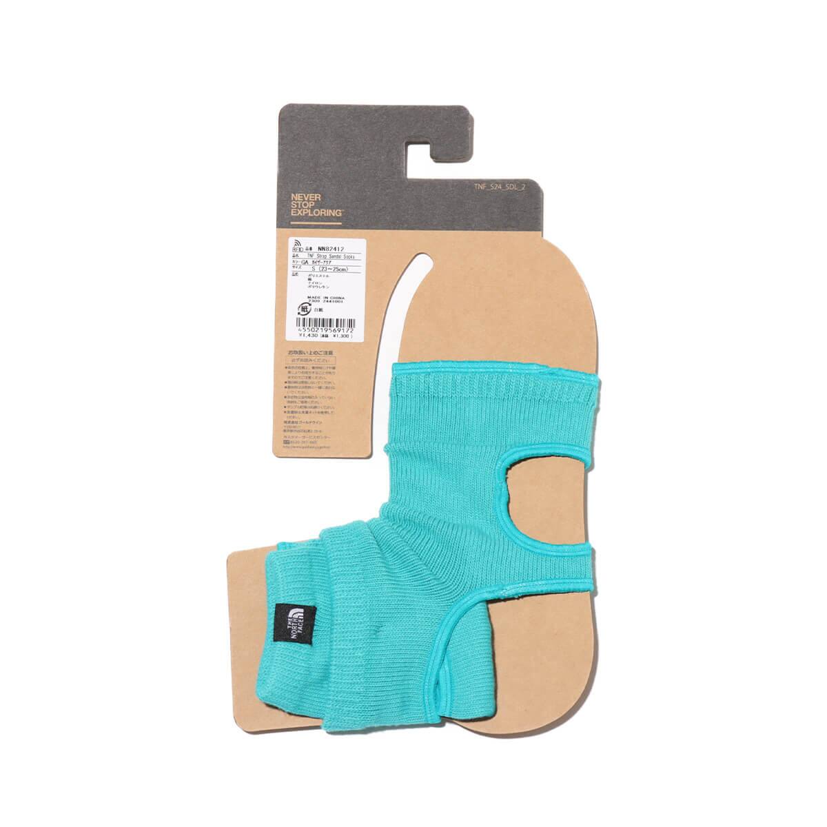 THE NORTH FACE TNF Strap Sandal Socks ガイザーアクア 24SS-Iの画像
