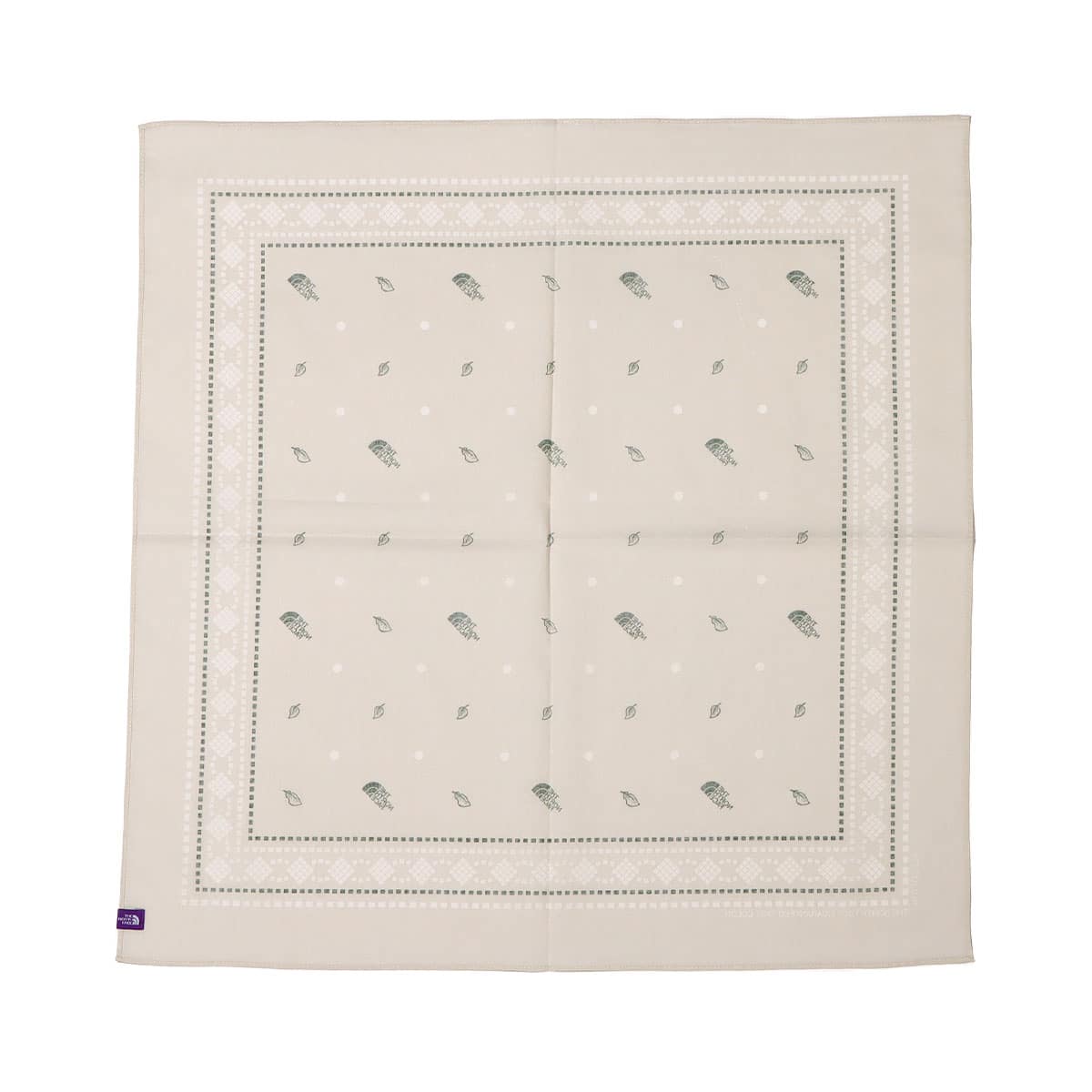THE NORTH FACE PURPLE LABEL Field Graphic Bandana Beige 23SS-Iの画像