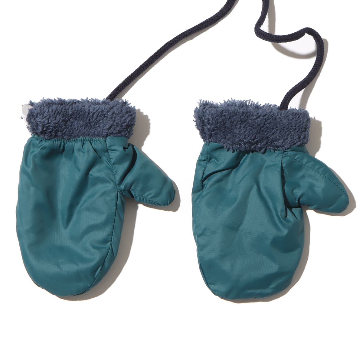 THE NORTH FACE BABY REVERSIBLE COZY MITT グリーン 23FW-Iの画像