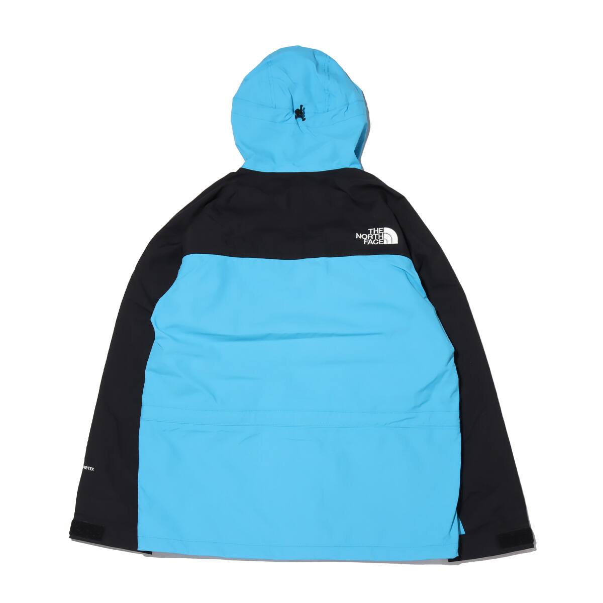 bright blue north face jacket