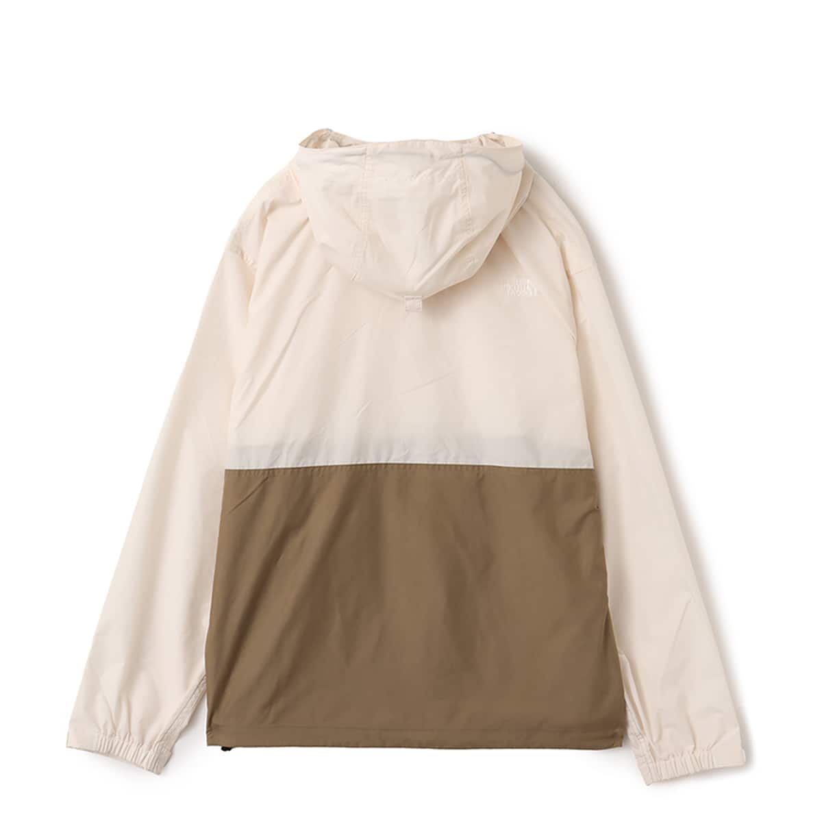 THE NORTH FACE COMPACT ANORAK ホワイトデューンxクラシックカーキの画像
