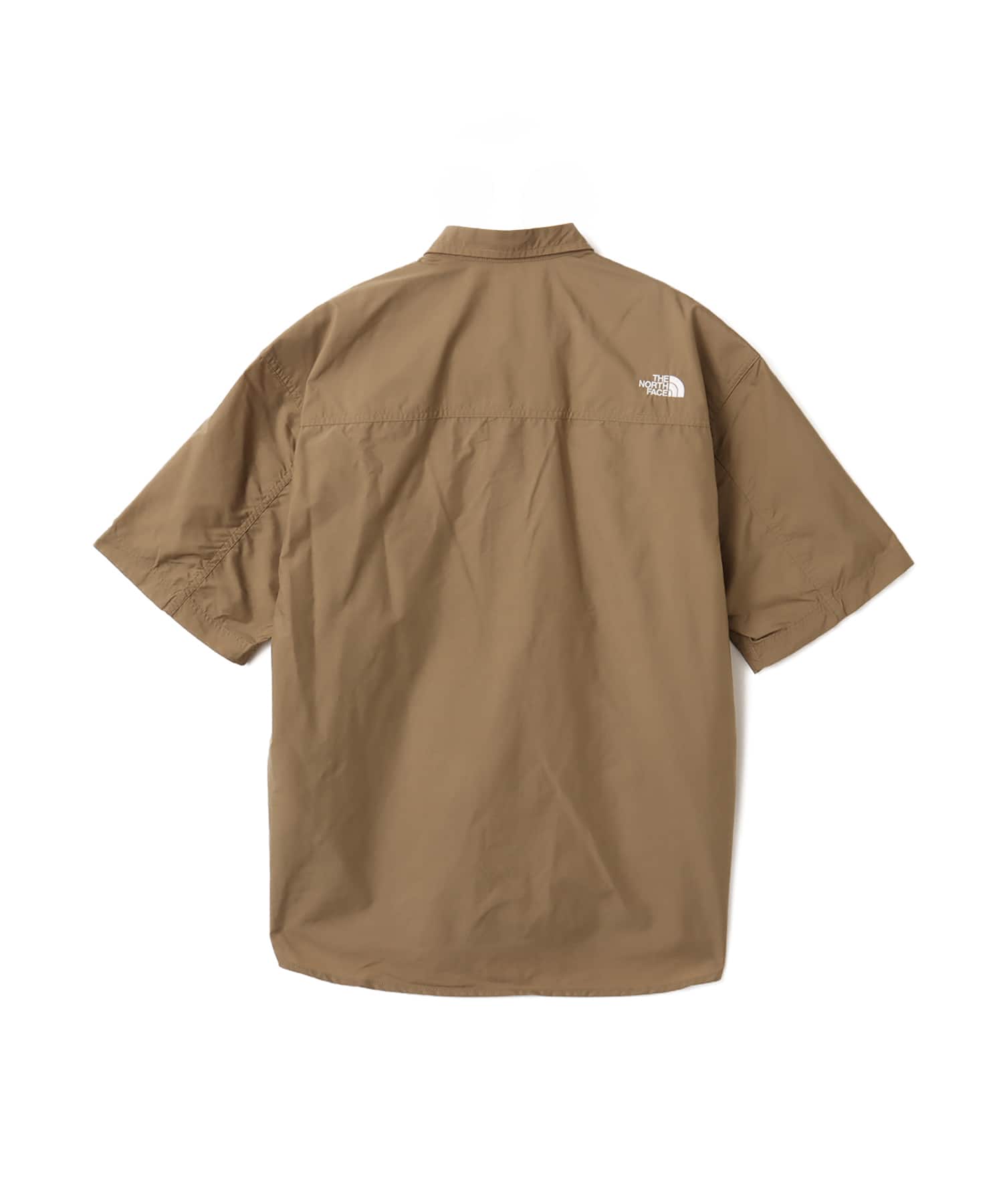 THE NORTH FACE S/S NUPTSE SHIRT クラシックカーキの画像
