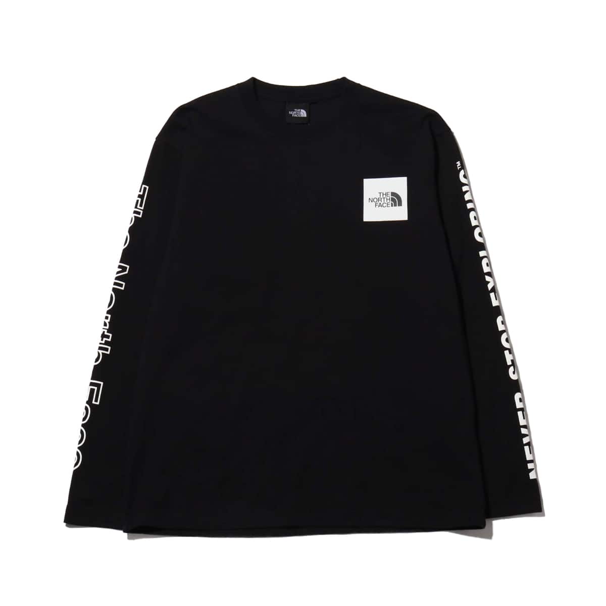 THE NORTH FACE L/S SLEEVE GRAPHIC TEE BLACK 21SS-I
