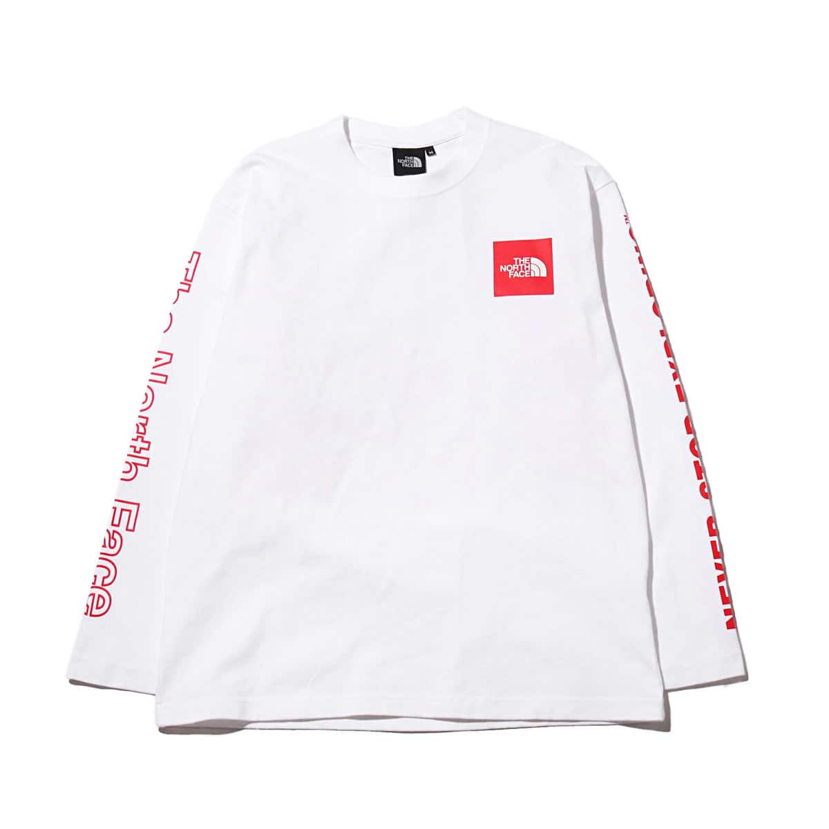 THE NORTH FACE WOMENS L/S SLEEVE GRAPHIC TEE WHITE 21SS-I