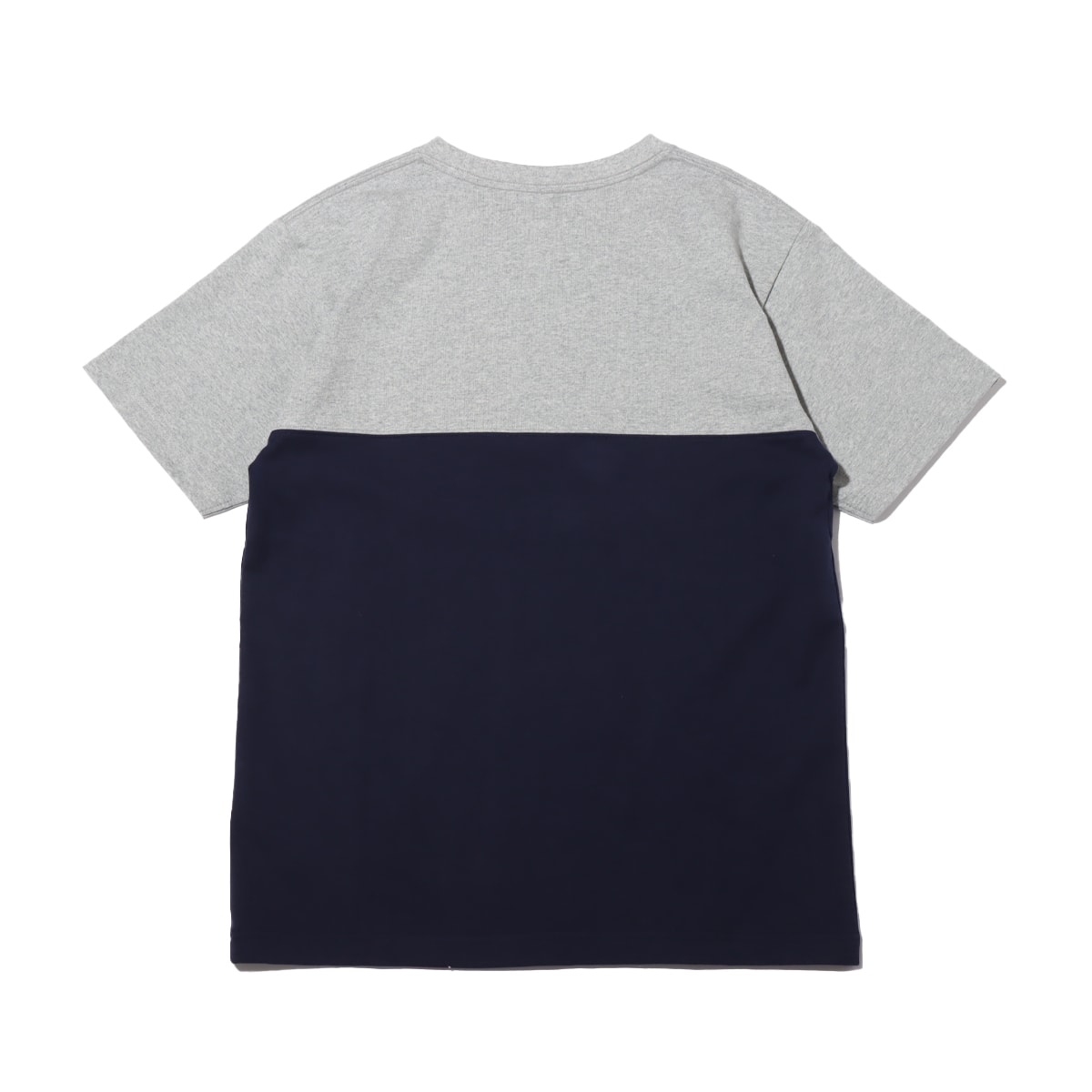 THE NORTH FACE S/S 2 TONE POCKET TEE MIX GRAY/TNF NAVY 21SS-Iの画像