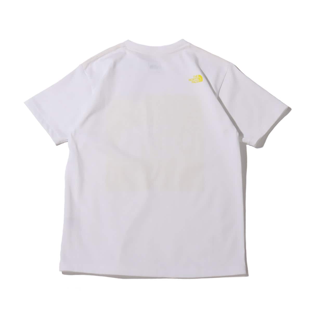 THE NORTH FACE S/S COLORED SQUARE LOGO TEE SULFUR SPRING GREEN 21SS-Iの画像