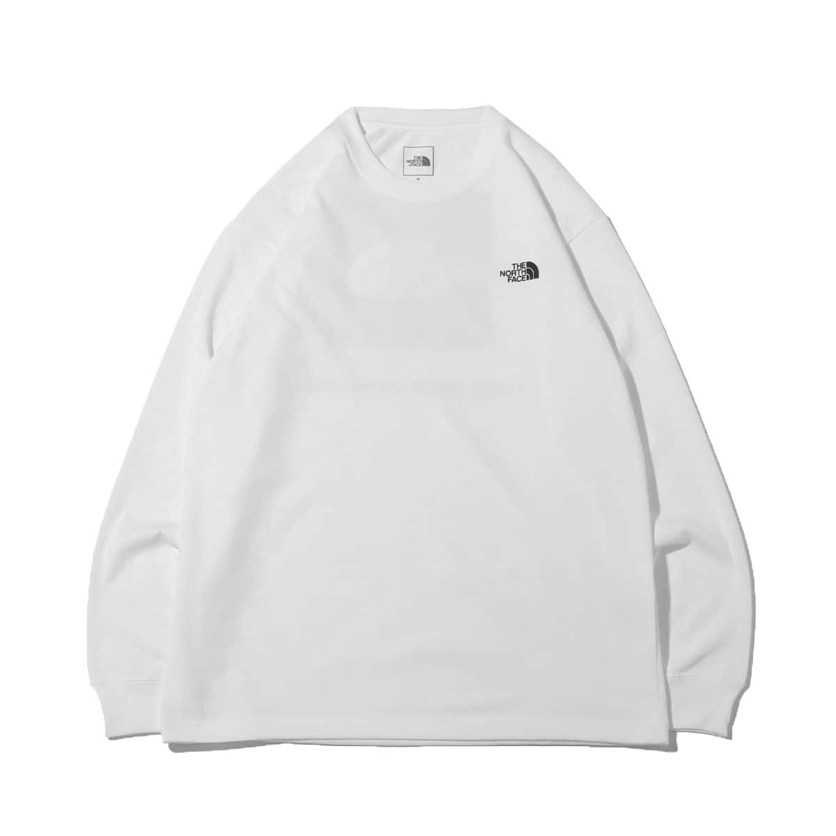 THE NORTH FACE L/S BACK SQUARE LOGO TEE WHITE 22SS-Iの画像