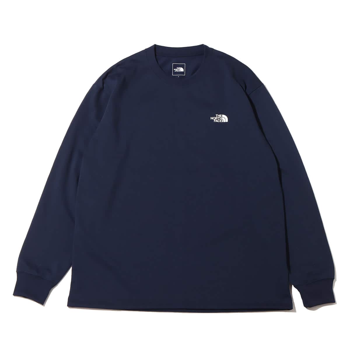 THE NORTH FACE L/S BACK SQUARE LOGO TEE アーバンネイビー 23SS-Iの画像