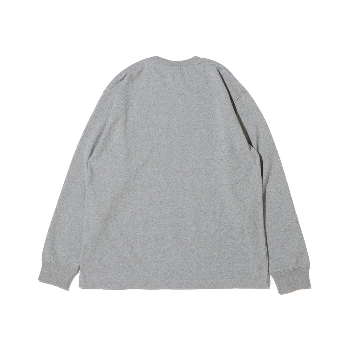 THE NORTH FACE L/S NUPTSE COTTON TEE MIXグレー 23FW-Iの画像