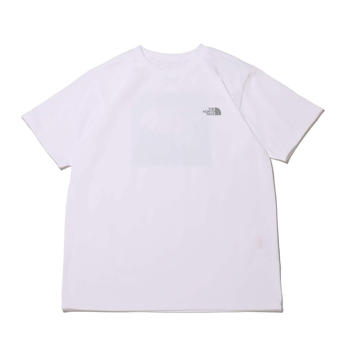THE NORTH FACE S/S Square Mountain Logo Tee ホワイトの画像