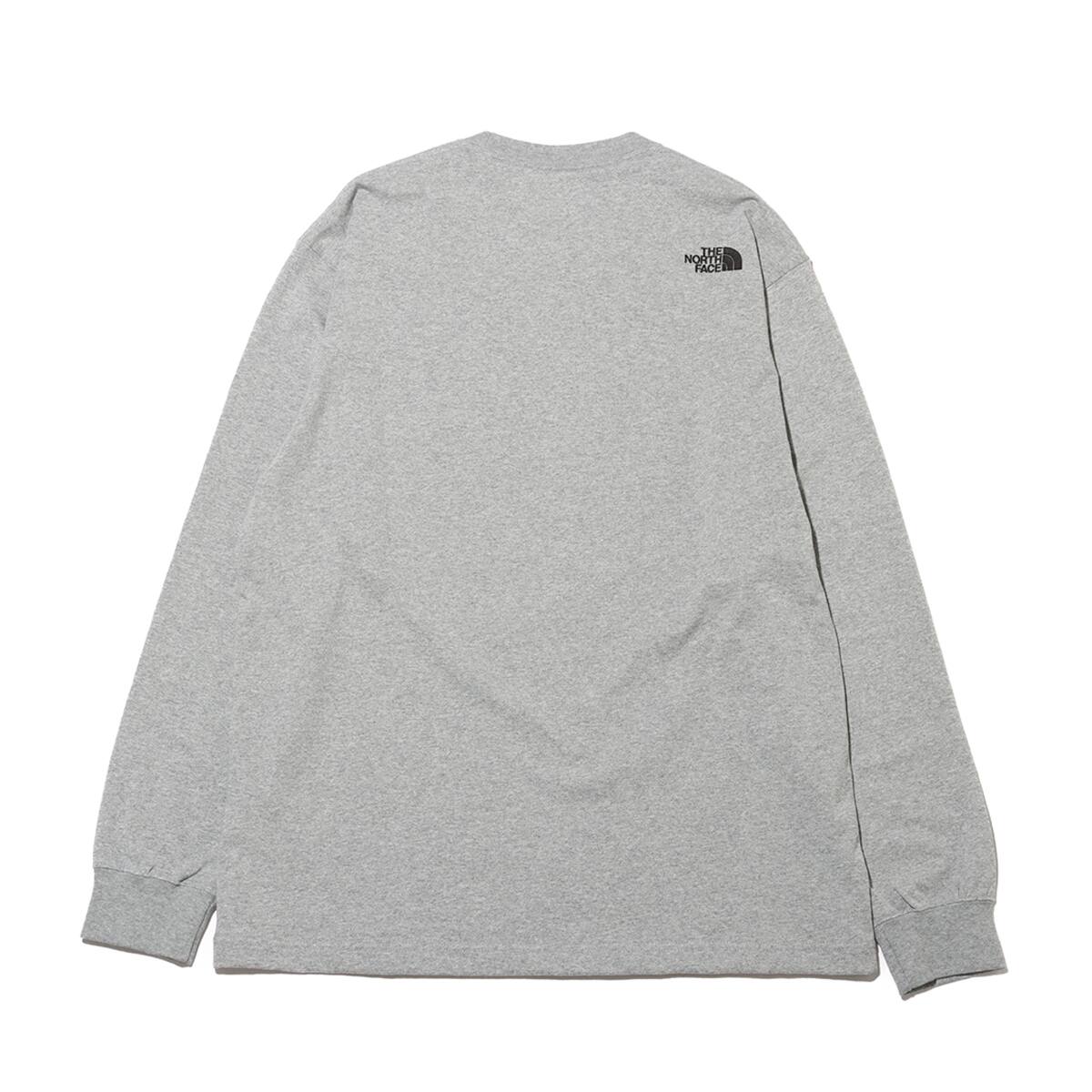 THE NORTH FACE L/S NEVER STOP ING Tee ミックスグレー 24SS-Iの画像