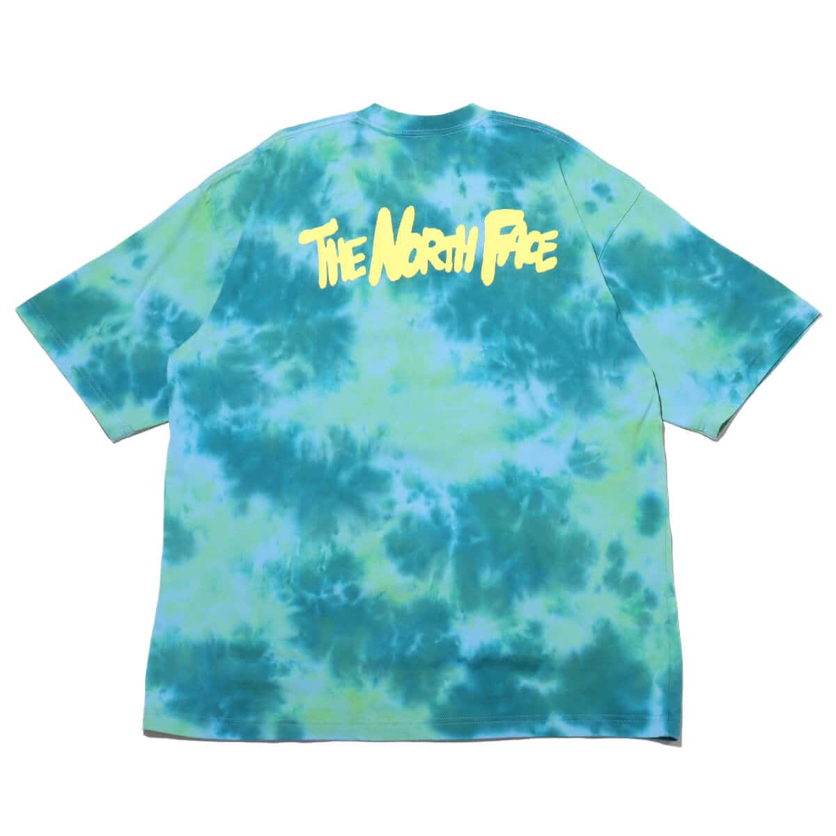 THE NORTH FACE S/S Tie Dye Handwriting Tee ガイザーアクア