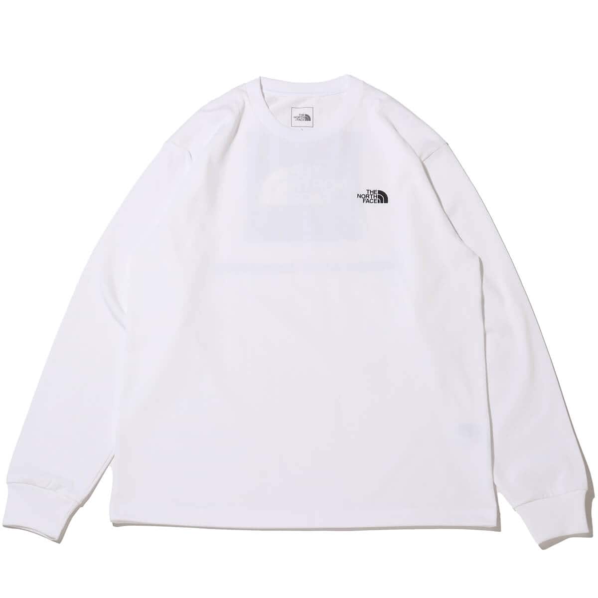 THE NORTH FACE L/S Back Square Logo Tee ホワイト 24SS-Iの画像