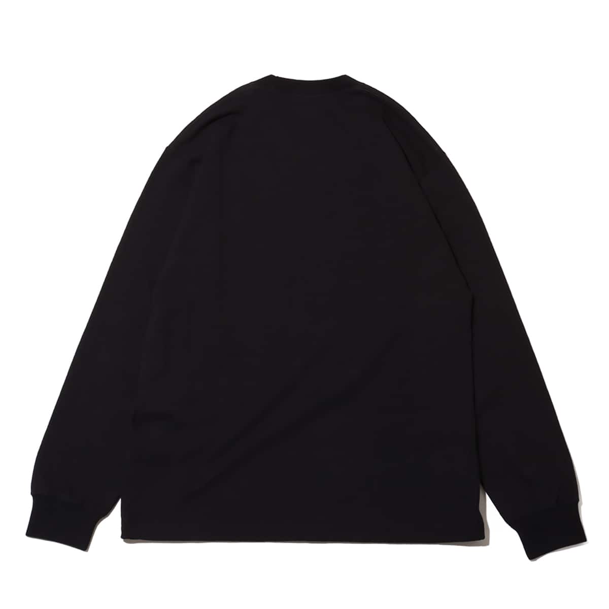 THE NORTH FACE L/S Nuptse Cotton Tee ブラック の画像