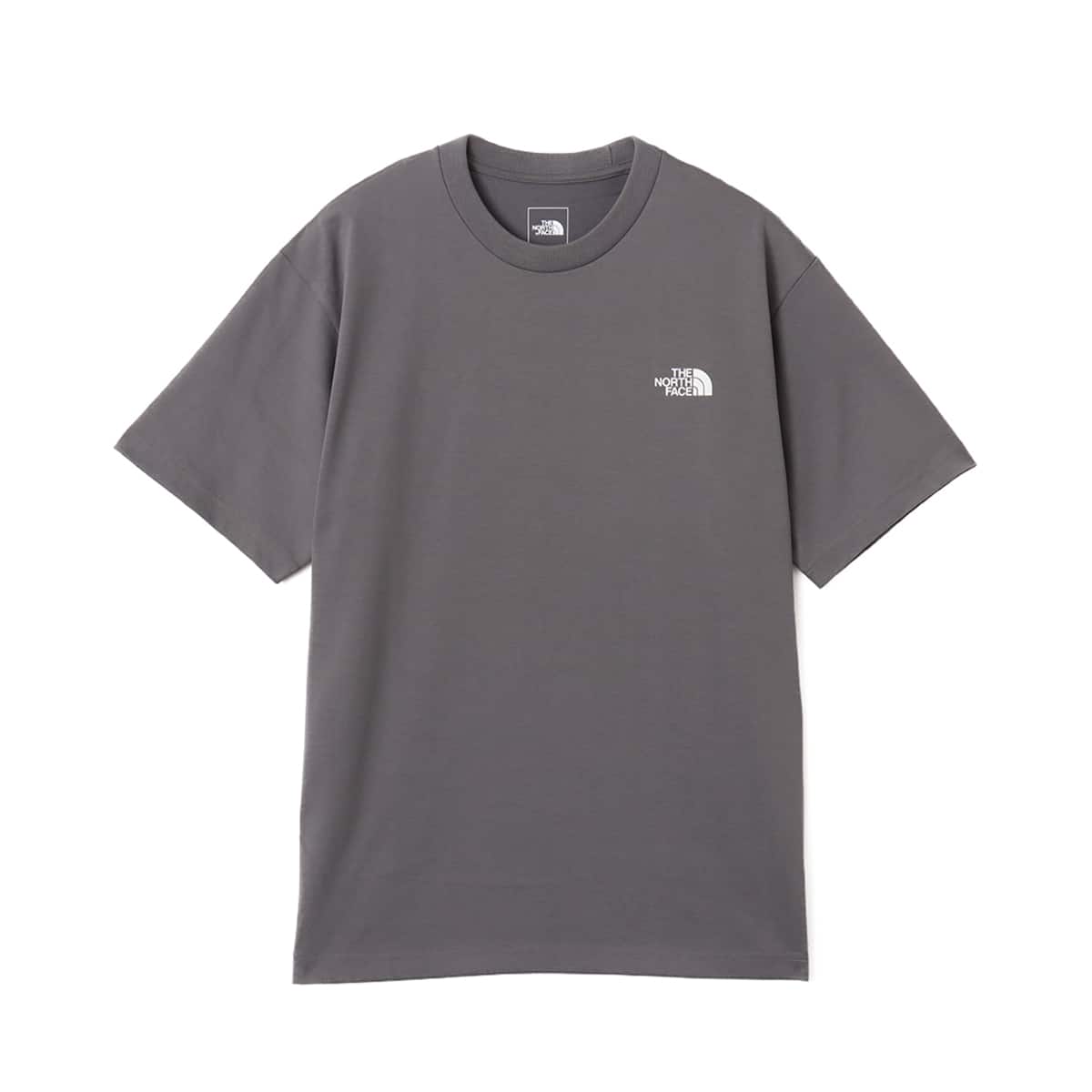 THE NORTH FACE S/S BANDANA SQUARE LOGO TEE スモークドパールの画像