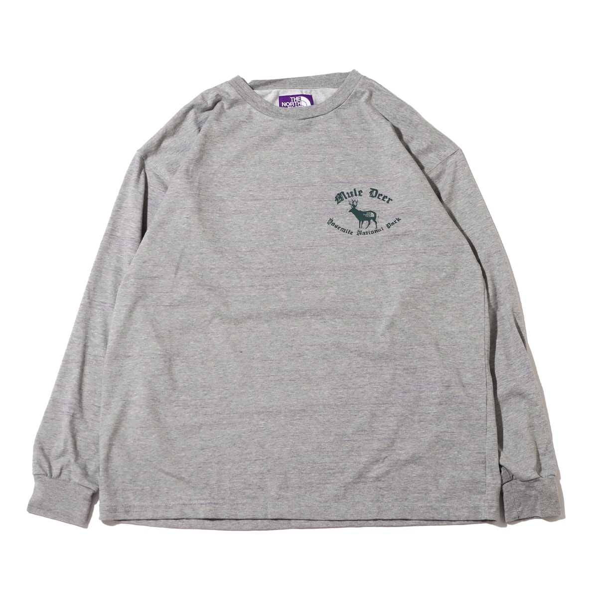 THE NORTH FACE PURPLE LABEL L/S Graphic Tee Mix Gray 23SS-I