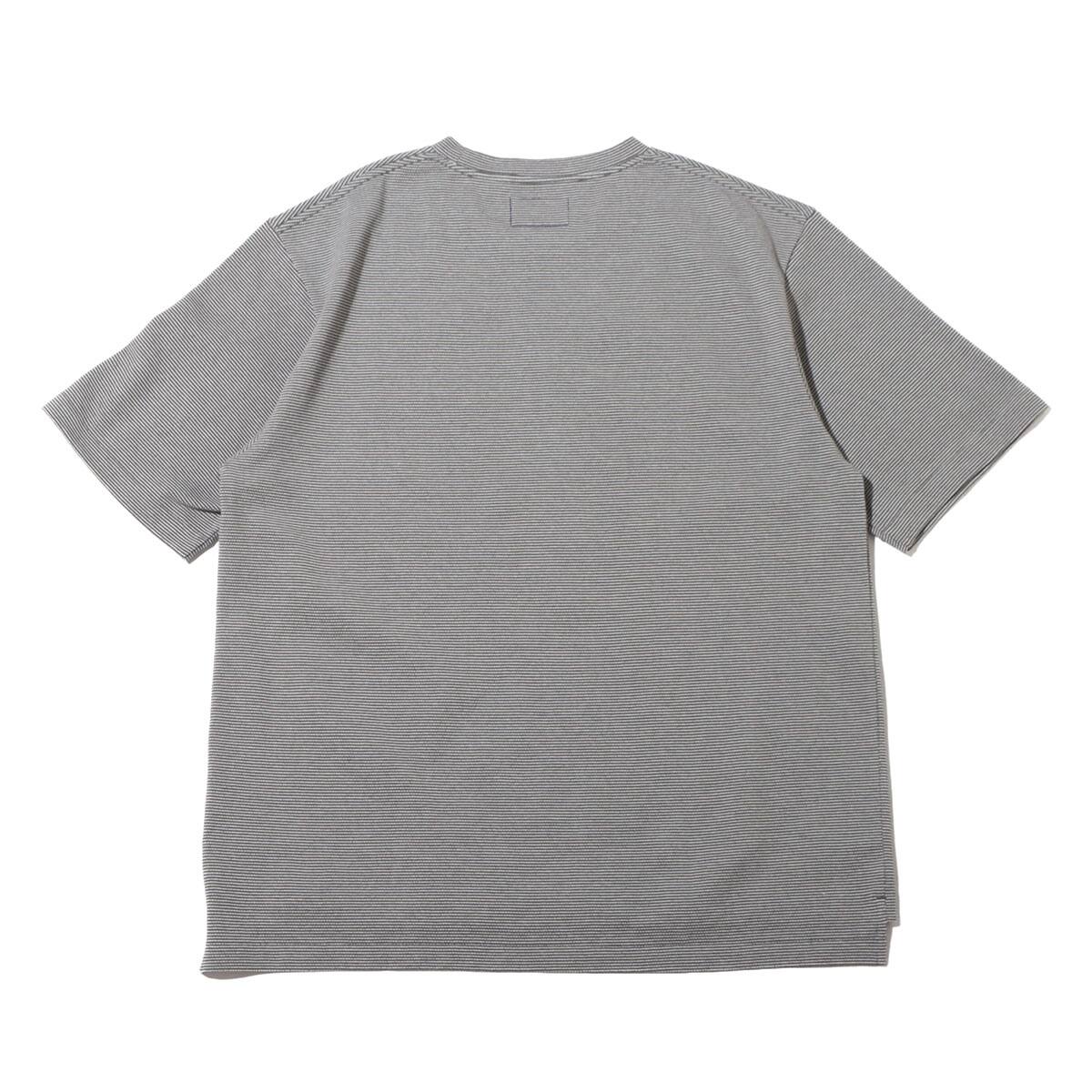 THE NORTH FACE PURPLE LABEL Moss Stitch Field H/S Tee Gray 