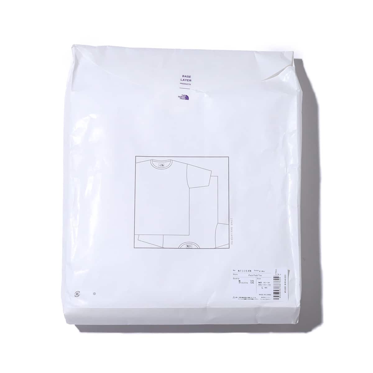 THE NORTH FACE PURPLE LABEL Pack Field Tee White 24SS-Iの画像
