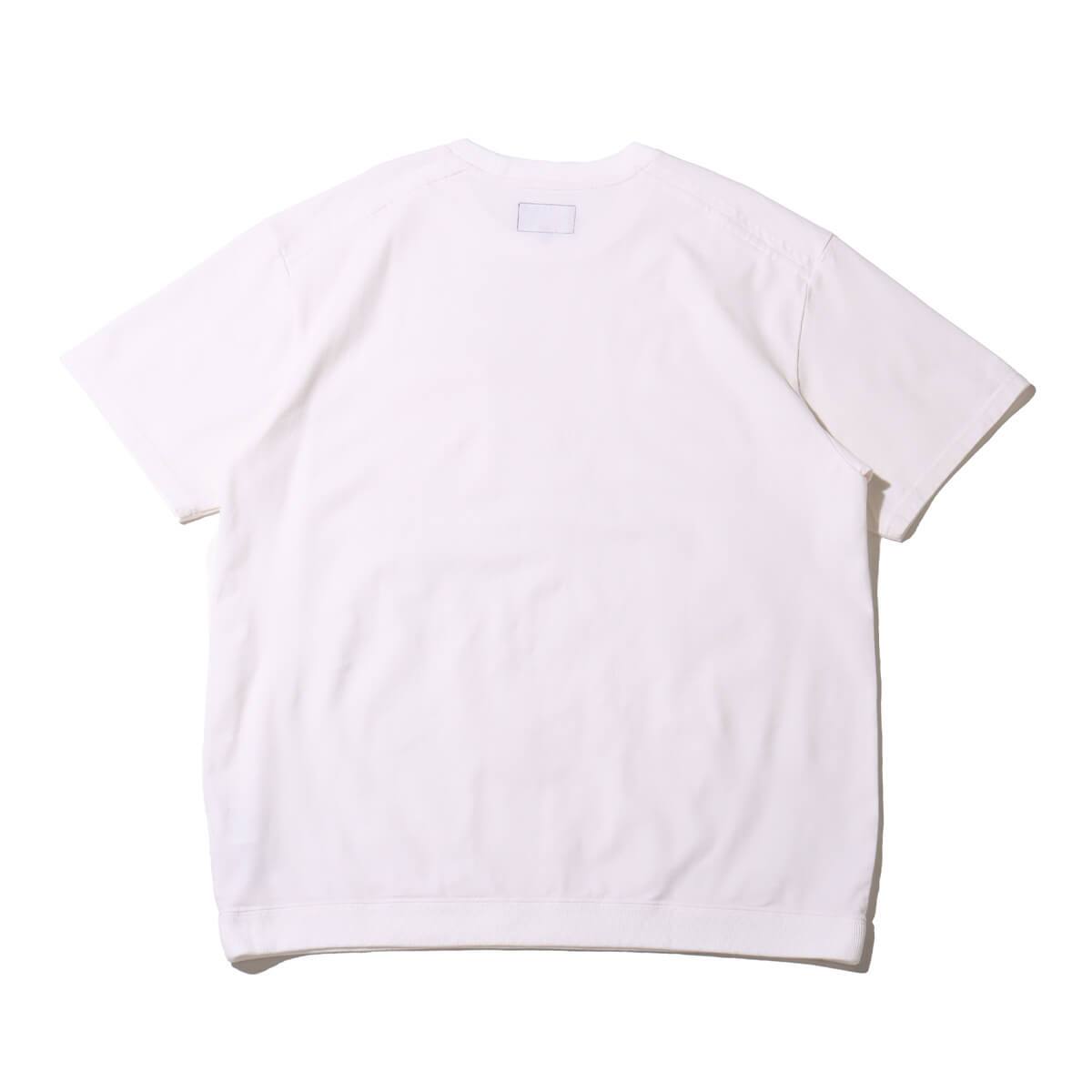 THE NORTH FACE PURPLE LABEL High Bulky Pocket Tee Off White