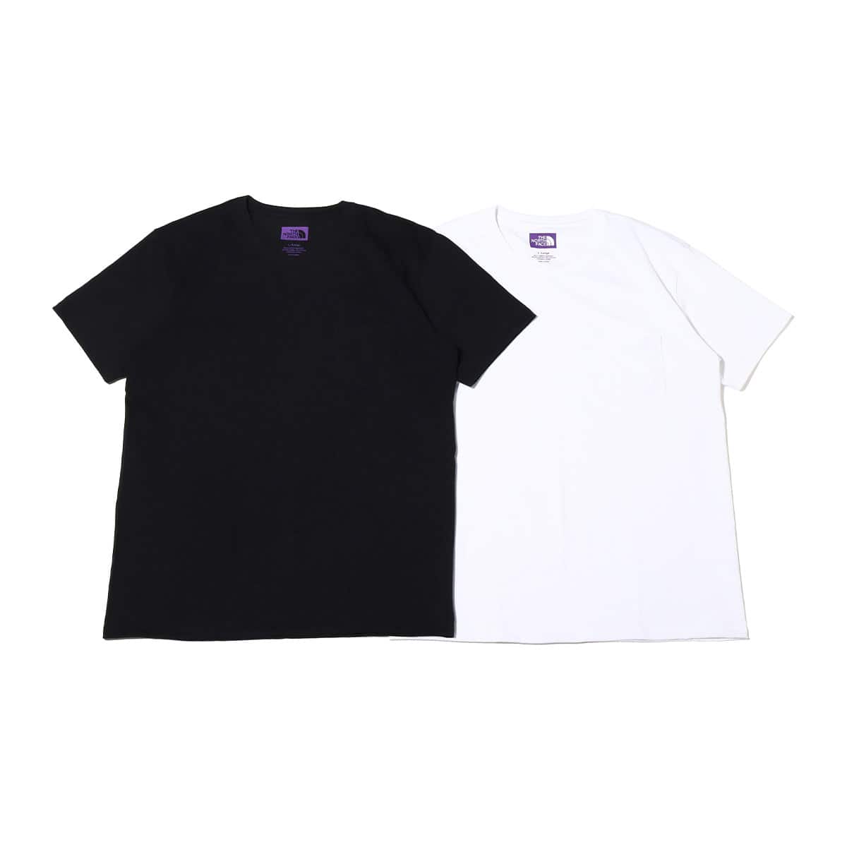 THE NORTH FACE PURPLE LABEL PACK FIELD TEE WHITE / BLACK 23SS-I