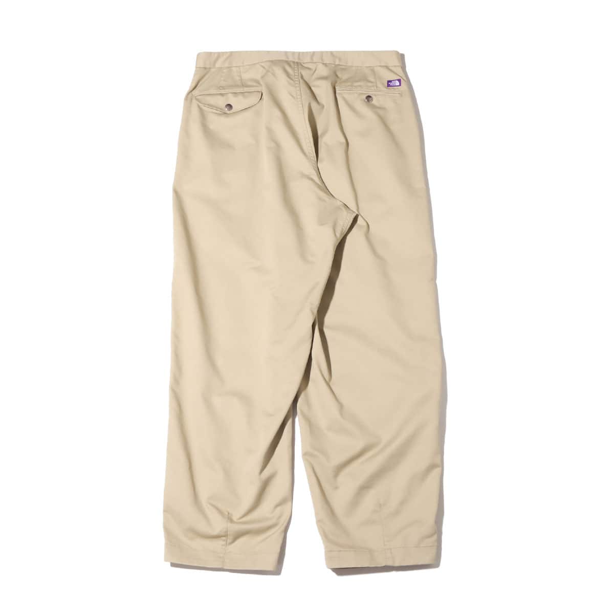 THE NORTH FACE PURPLE LABEL Stretch Twill Wide Tapered Pants BEIGE 