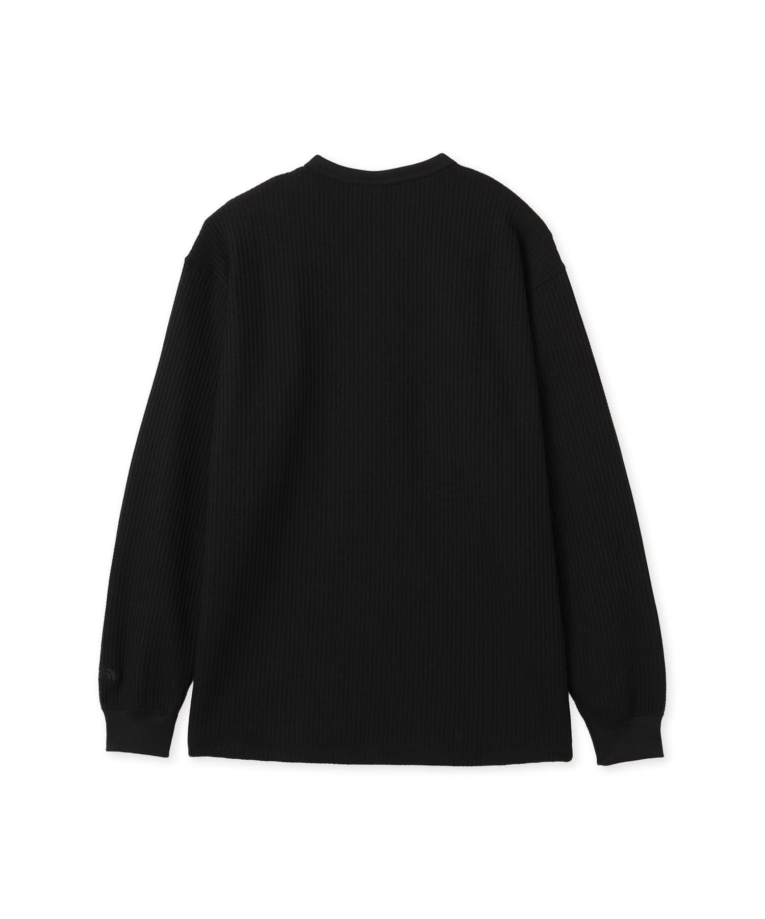 THE NORTH FACE L/S WARM WAFFLE CREW ブラックの画像