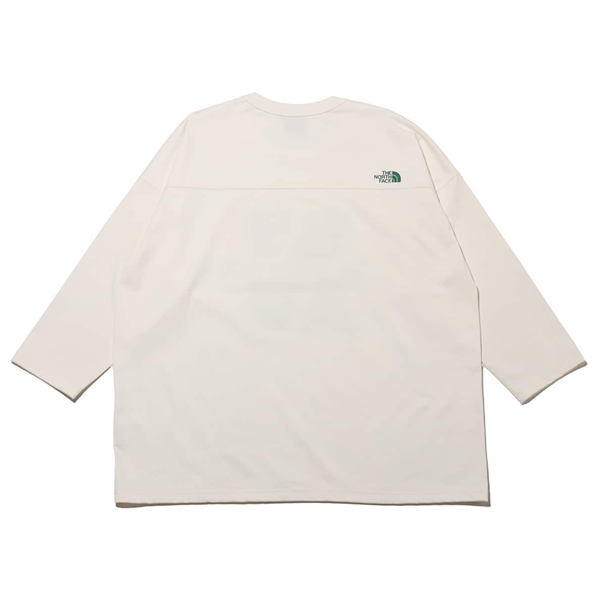 THE NORTH FACE 3/4 Football Tee オフホワイト の画像