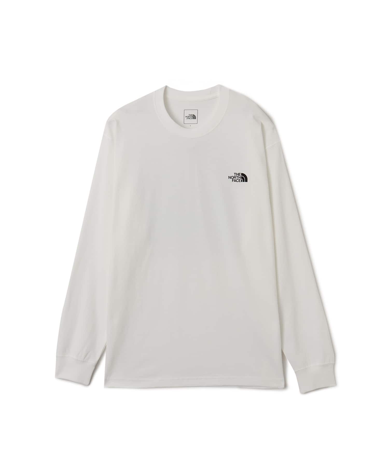 THE NORTH FACE L/S SQUARE Digital Graphic Tee WHITEの画像