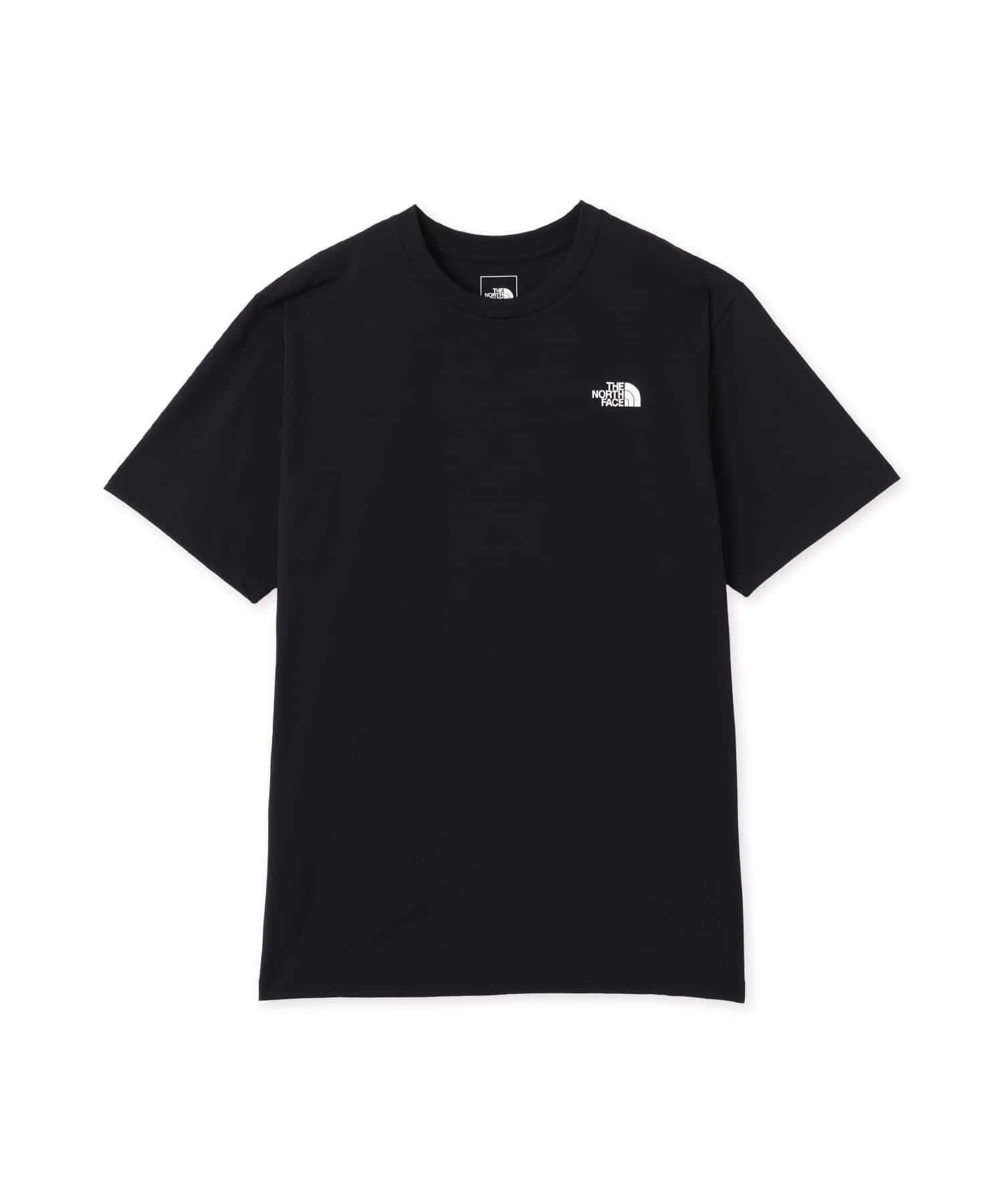 THE NORTH FACE S/S ES SQUARE LOGO TEE ブラックの画像