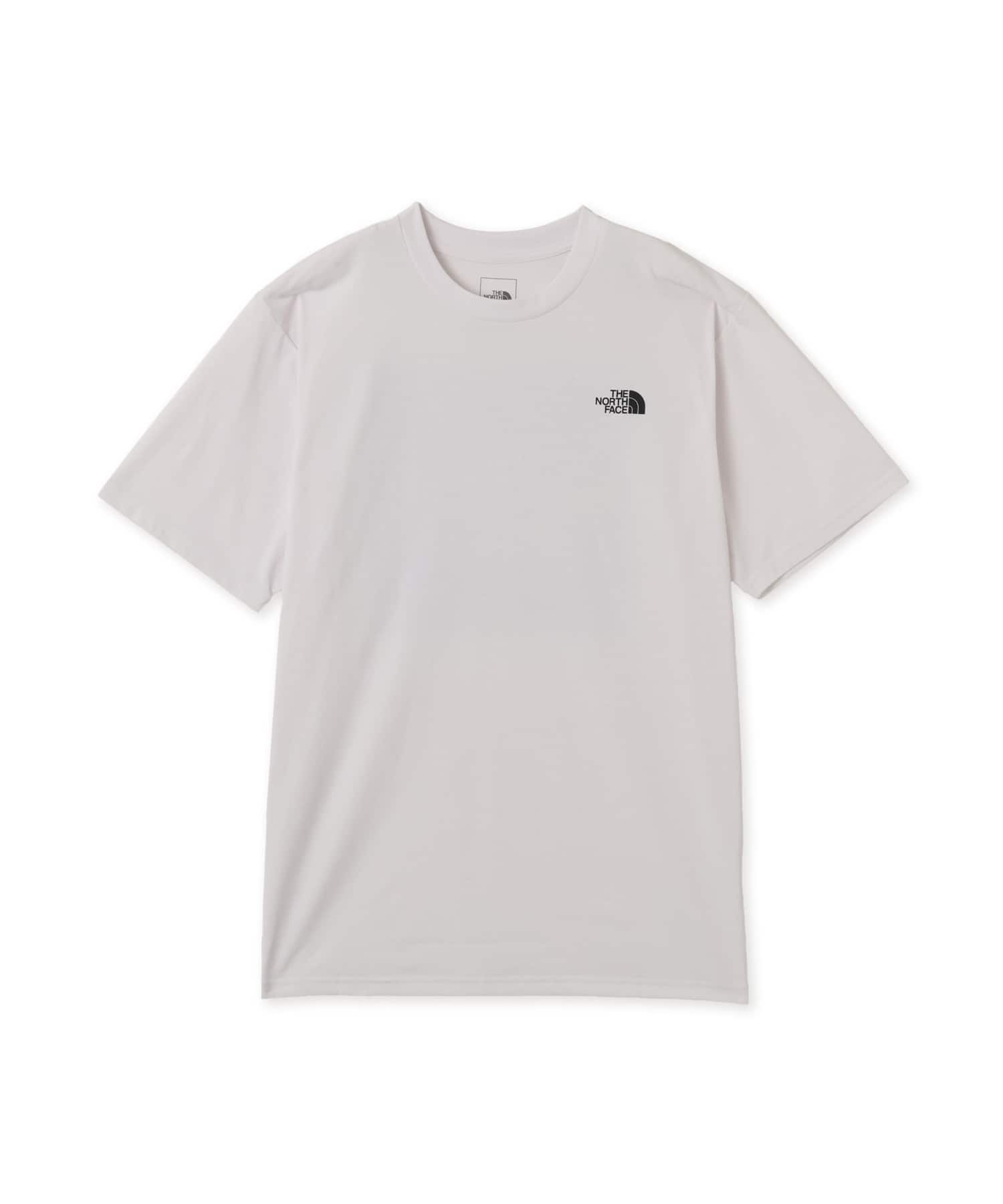 THE NORTH FACE S/S ES SQUARE LOGO TEE ホワイトの画像