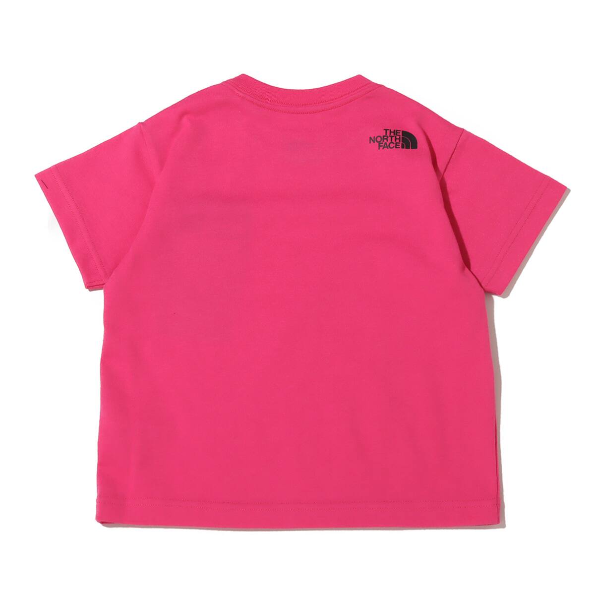 THE NORTH FACE BABY S/S SMALL SQUARE LOGO TEE MRピンク 23FW-Iの画像